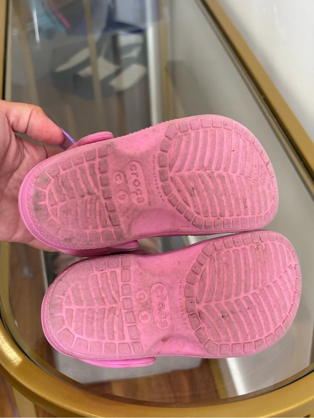 Children Pink Crocs Classic Clogs